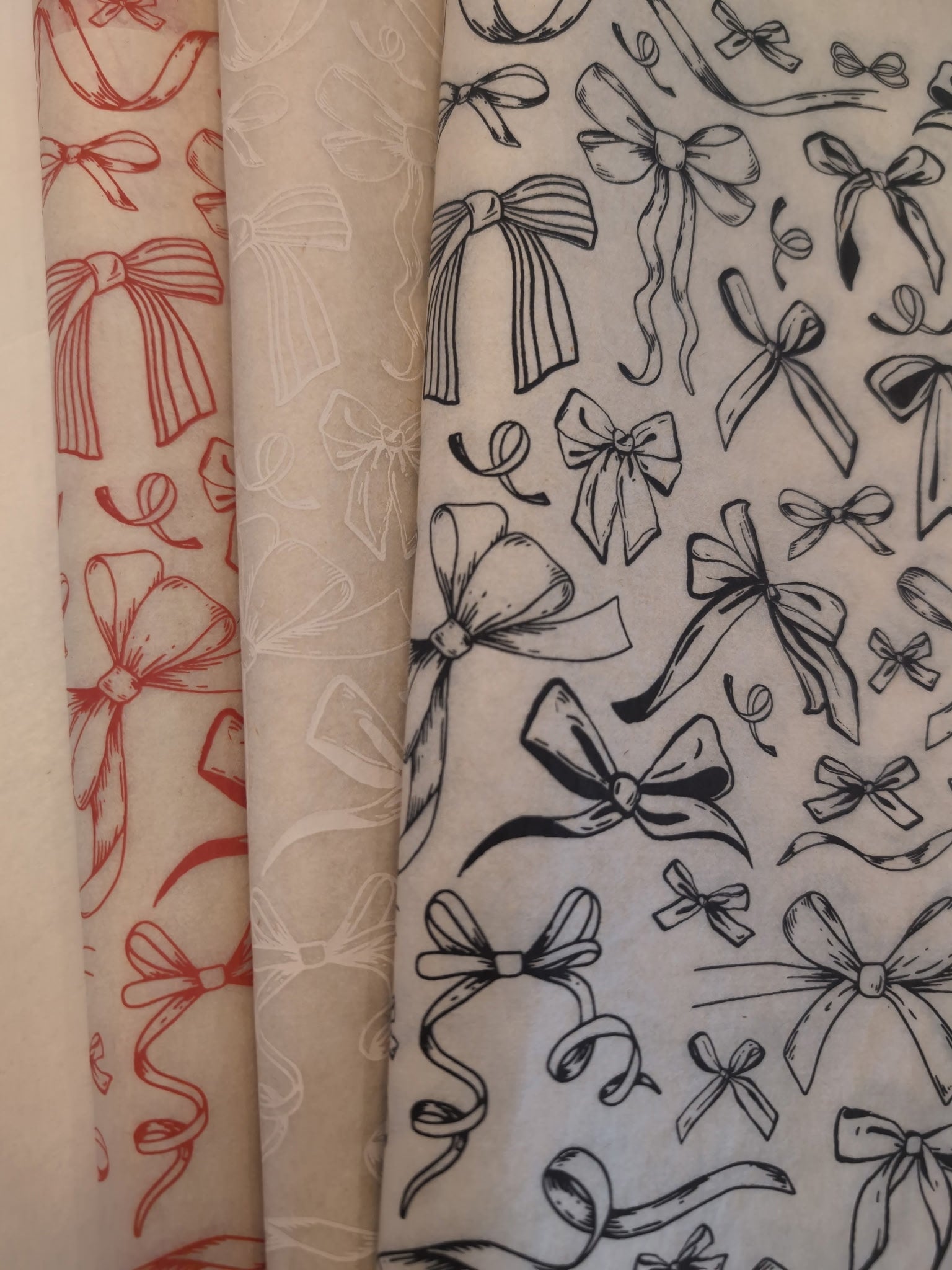 Bows - Underglaze Transfer Sheet