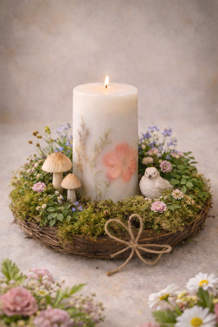 Spring Candle Centerpiece Workshop