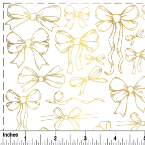 Bows - 24K GOLD - Overglaze Decal Sheet