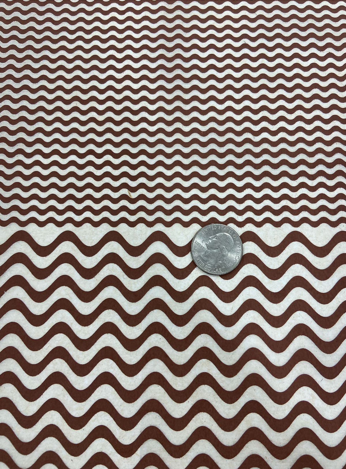 Wavy Lines - Underglaze Transfer Sheet - You Choose Color