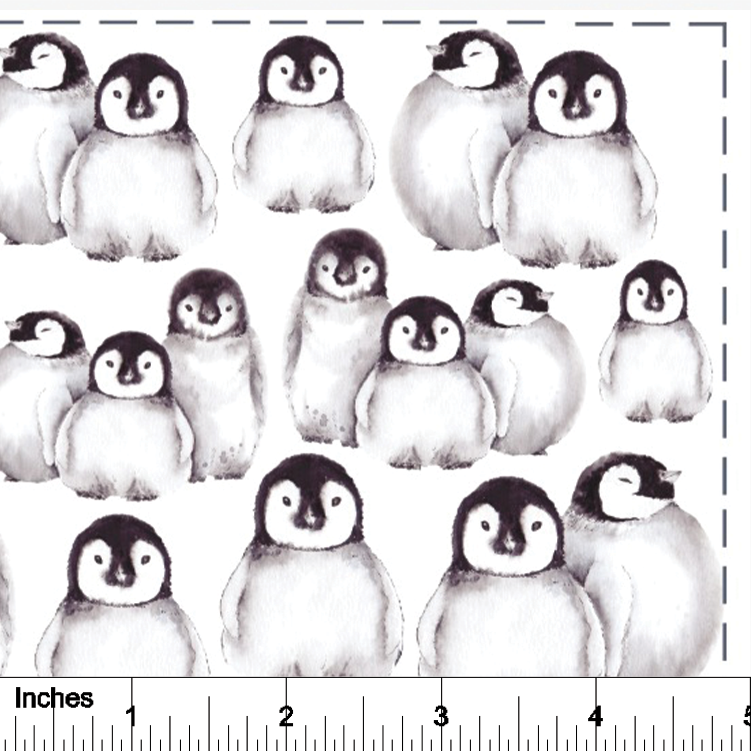 Baby Penguins - Overglaze Decal Sheet