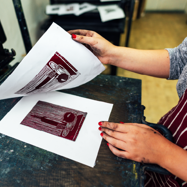 Block Printing 101 - Holiday Cards
