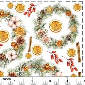 Wreaths - Orange Slices - Overglaze Decal Sheet