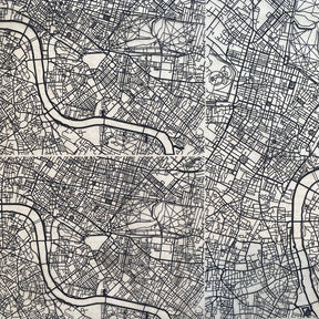 Map London - Underglaze Transfer Sheet - Black