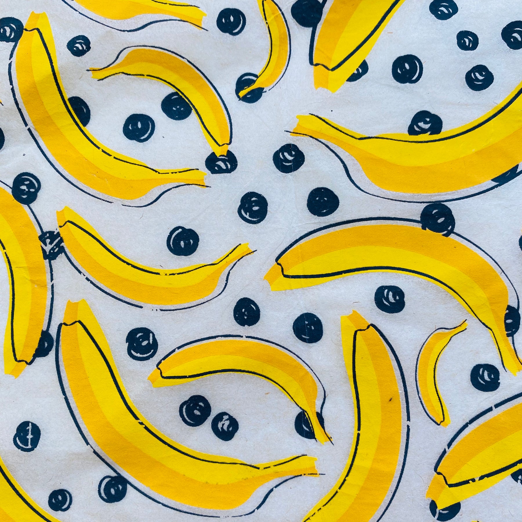 Bananas - Underglaze Transfer Sheet - Multi Colored