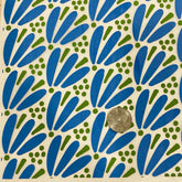 Petals - Underglaze Transfer Sheet - Blue / Green