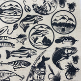 Fly Fishing - Underglaze Transfer Sheet