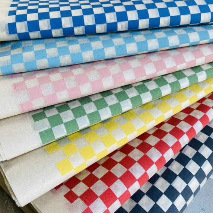 Checkerboard - Underglaze Transfer Sheet - You Choose Color