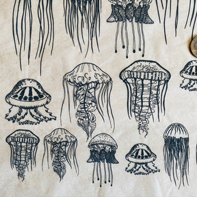Jellyfish - Underglaze Transfer Sheet - Black