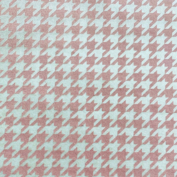 Houndstooth - Underglaze Transfer Sheet - You Choose Color