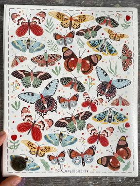 Butterflies - Overglaze Decal Sheet