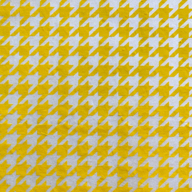 Houndstooth - Underglaze Transfer Sheet - You Choose Color