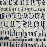 Old English - Underglaze Transfer Sheet