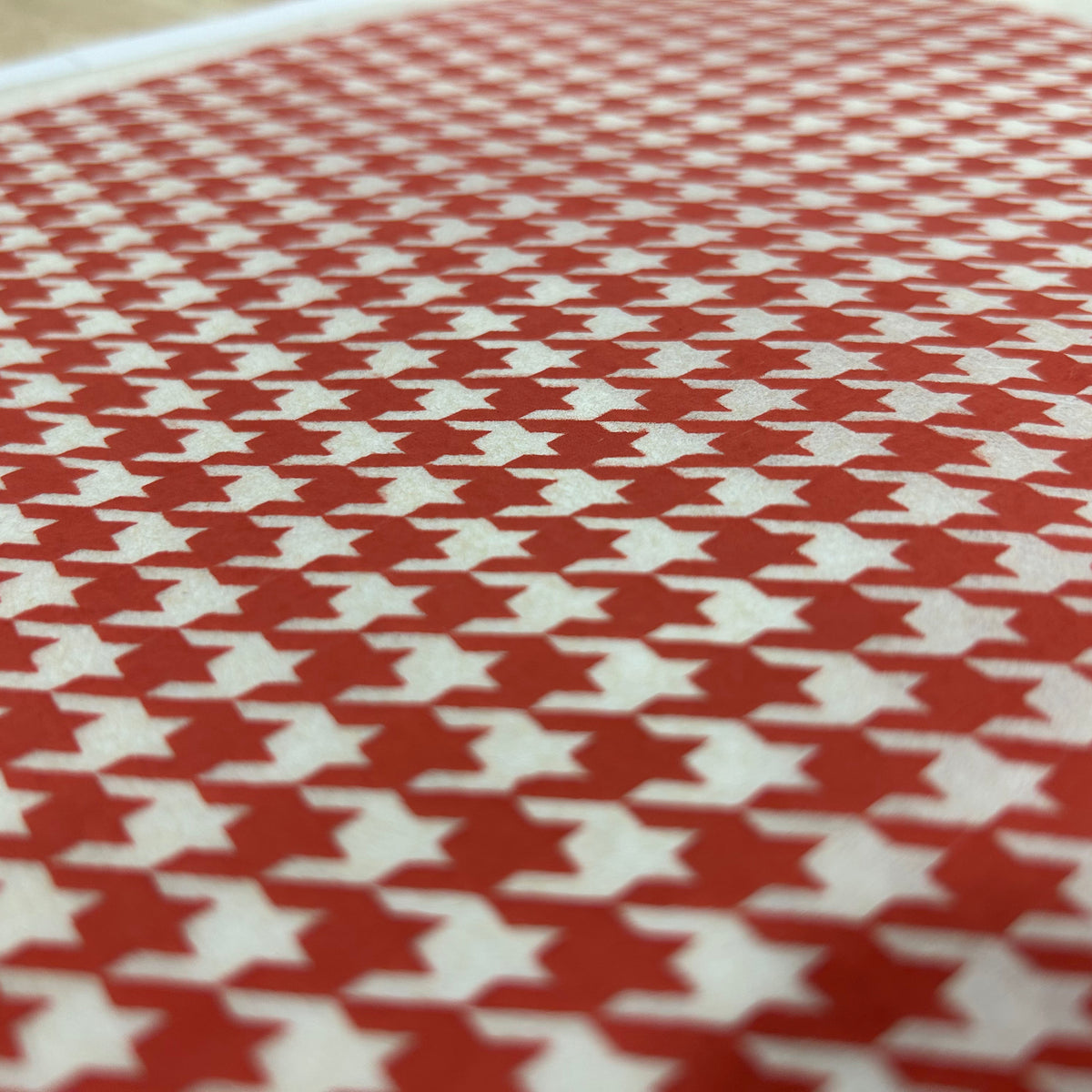 Houndstooth - Underglaze Transfer Sheet - You Choose Color