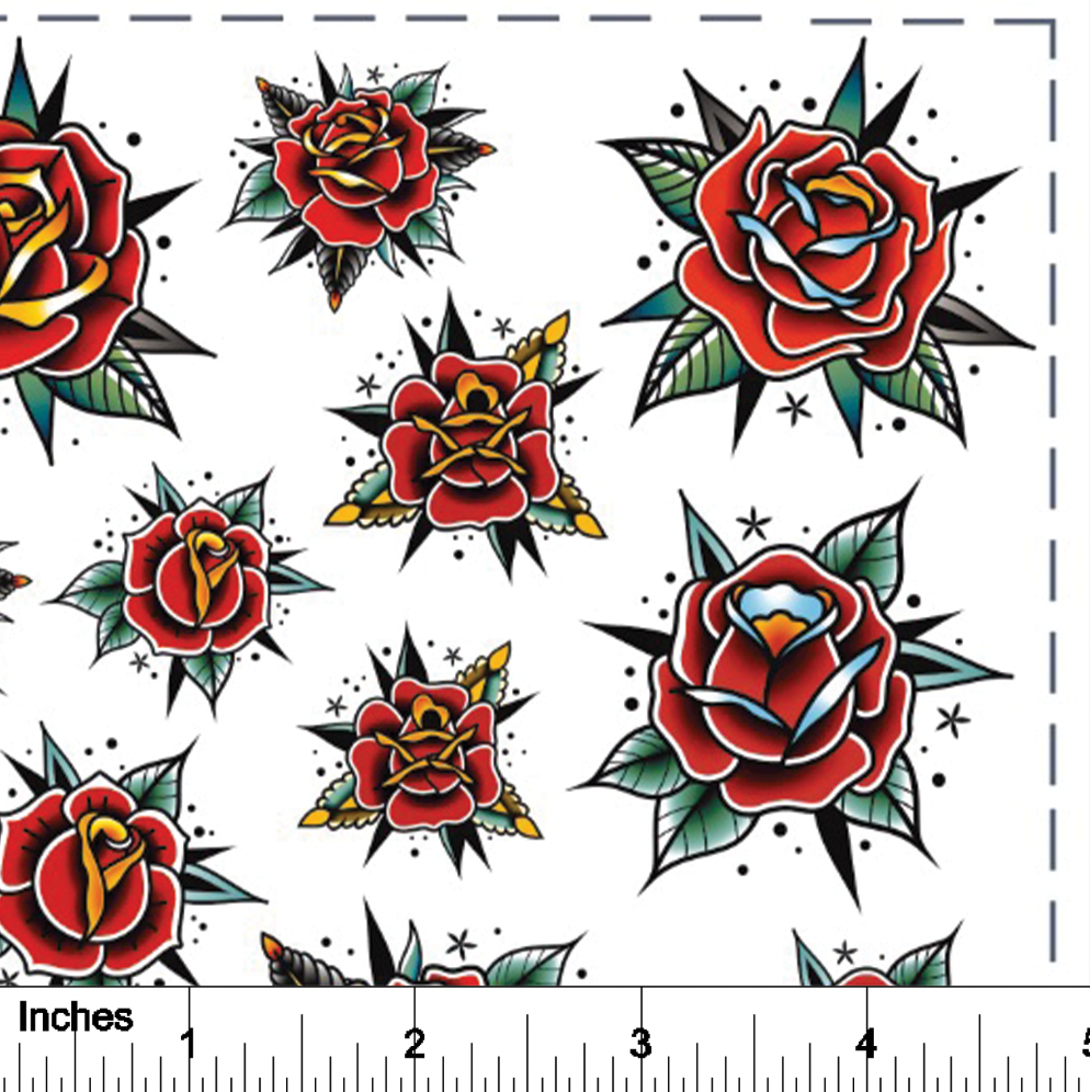 Vintage Roses - Overglaze Decal Sheet