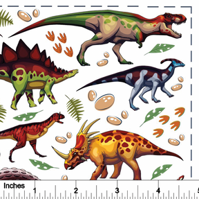 Dinosaurs - Overglaze Decal Sheet