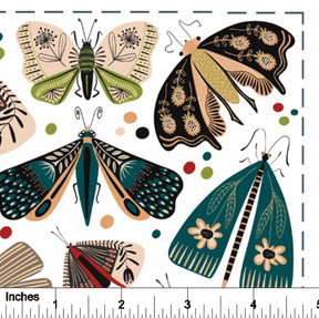 Moths - Overglaze Decal Sheet