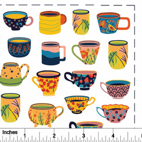 Teacups - Overglaze Decal Sheet