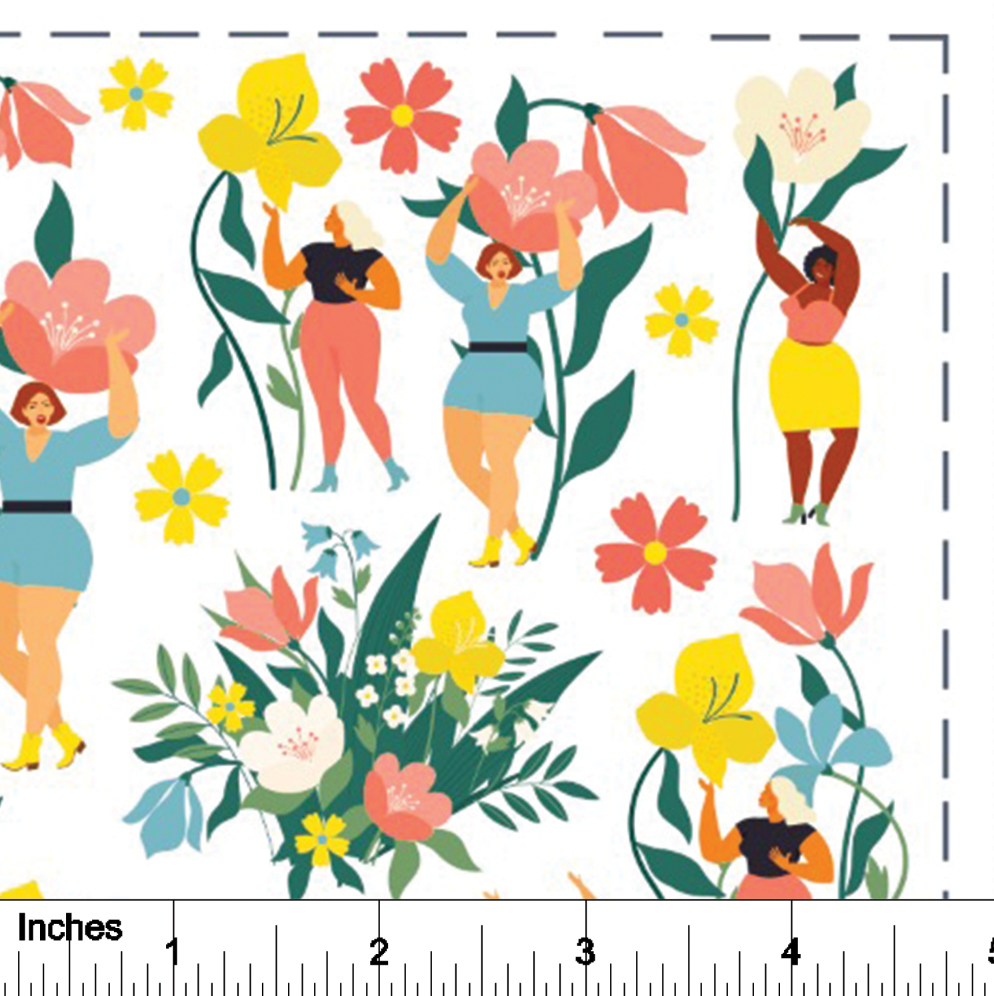 Flower Ladies - Overglaze Decal Sheet