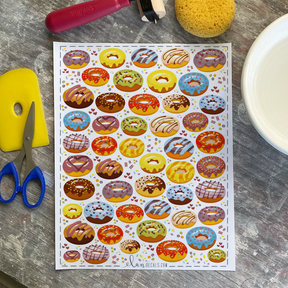 Doughnuts - Overglaze Decal Sheet