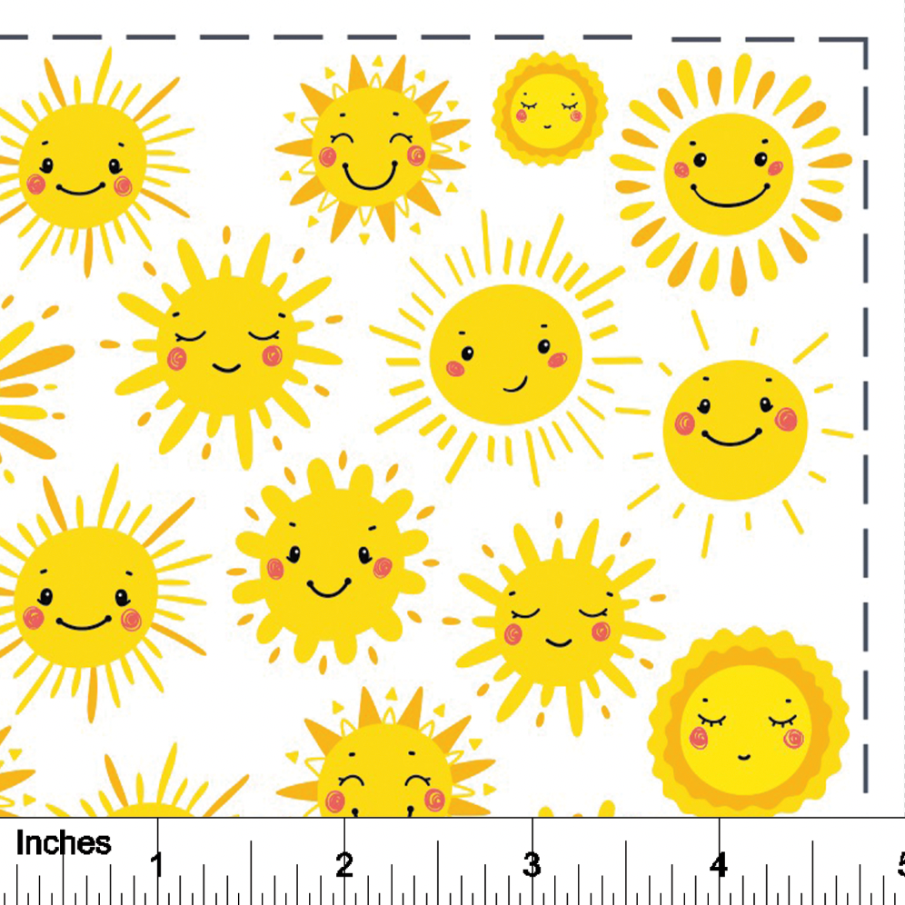 Sunshine - Overglaze Decal Sheet