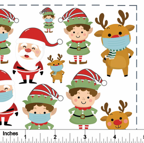Santa and Friends - Overglaze Decal Sheet