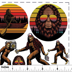 Bigfoot - Overglaze Decal Sheet