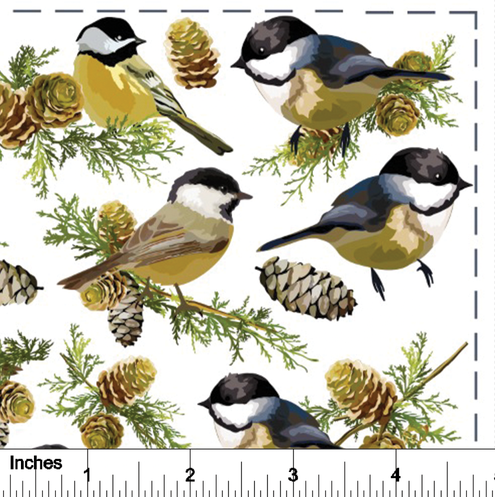 Birds on Branches - Overglaze Decal Sheet