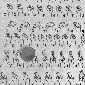 Sign Language *Charity Benefit* - Underglaze Transfer Sheet